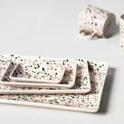 A5 lautanen 15x21cm Helle pinkki-vihreä|IITTALA Discount