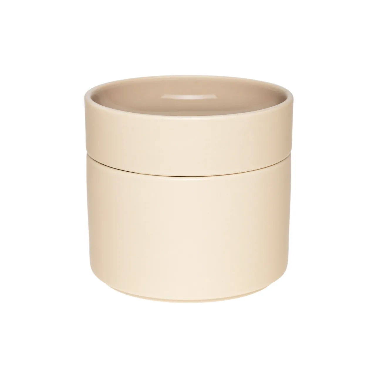 Kannellinen rasia 11x10 cm beige|IITTALA Hot