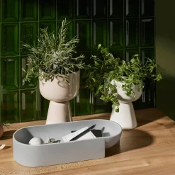 Keraaminen kulho 370x75mm vaaleanharmaa|IITTALA