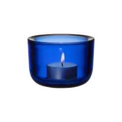 Kynttilälyhty 60mm ultramariinin sininen|IITTALA