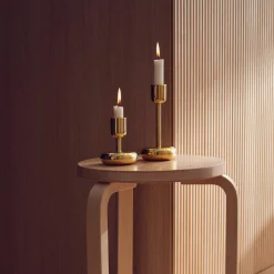 Kynttilänjalka 183mm messinki|IITTALA Outlet