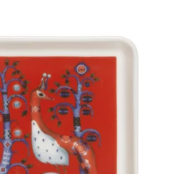 Lautanen neliö 12x12cm punainen|IITTALA Clearance