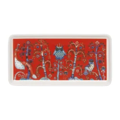 Lautanen suorakaide 12x24cm punainen|IITTALA Clearance