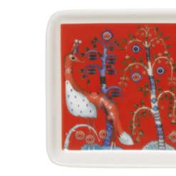 Lautanen suorakaide 12x24cm punainen|IITTALA Clearance