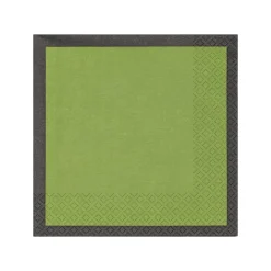 Paperiservetti 33x33cm sammaleenvihreä-musta|IITTALA Clearance