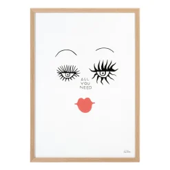 Taidejuliste 50x70cm All you need|IITTALA Best
